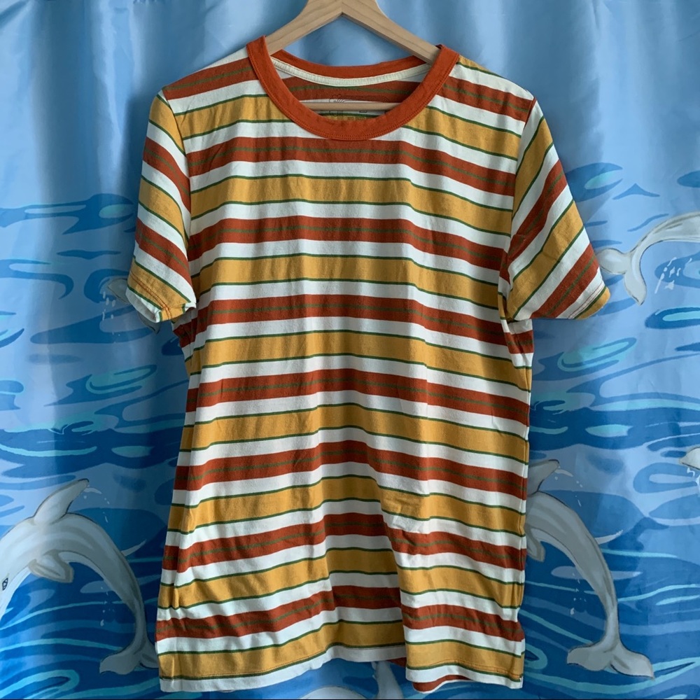 Big Bud Press 70's stripped tee in Margot